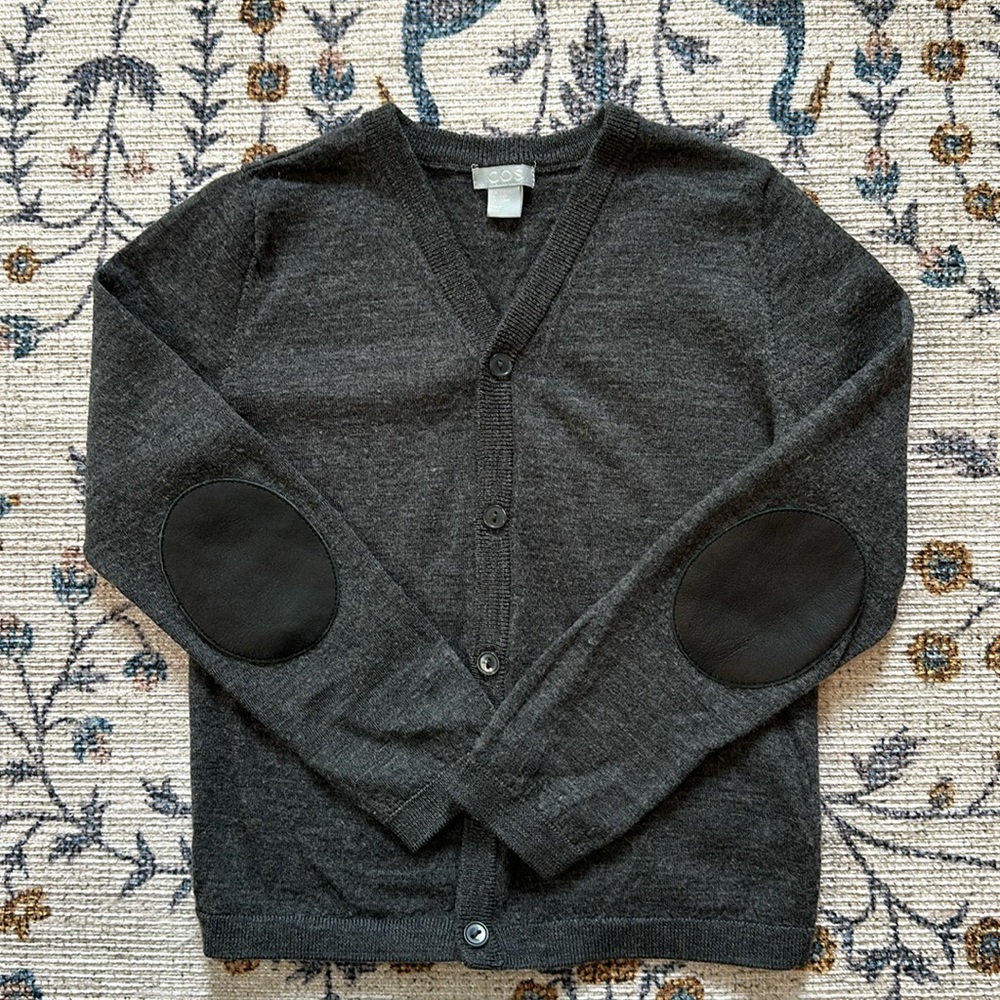 COS KIDS Elbow Patch Cardigan